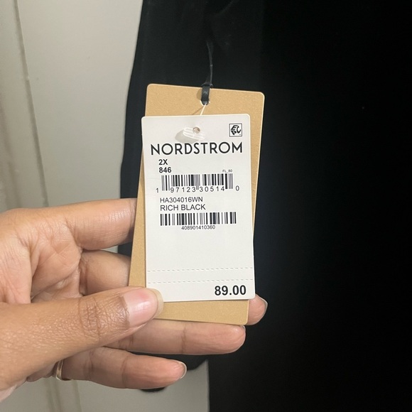 Halogen Black Ruffle Sleeve Blouse - Picture 6 of 7